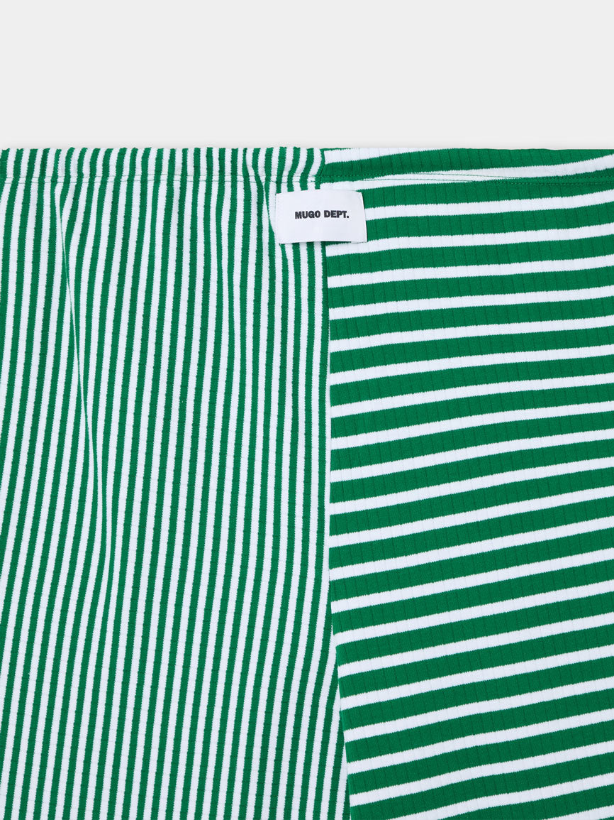 GREEN STRIPPED PANTS