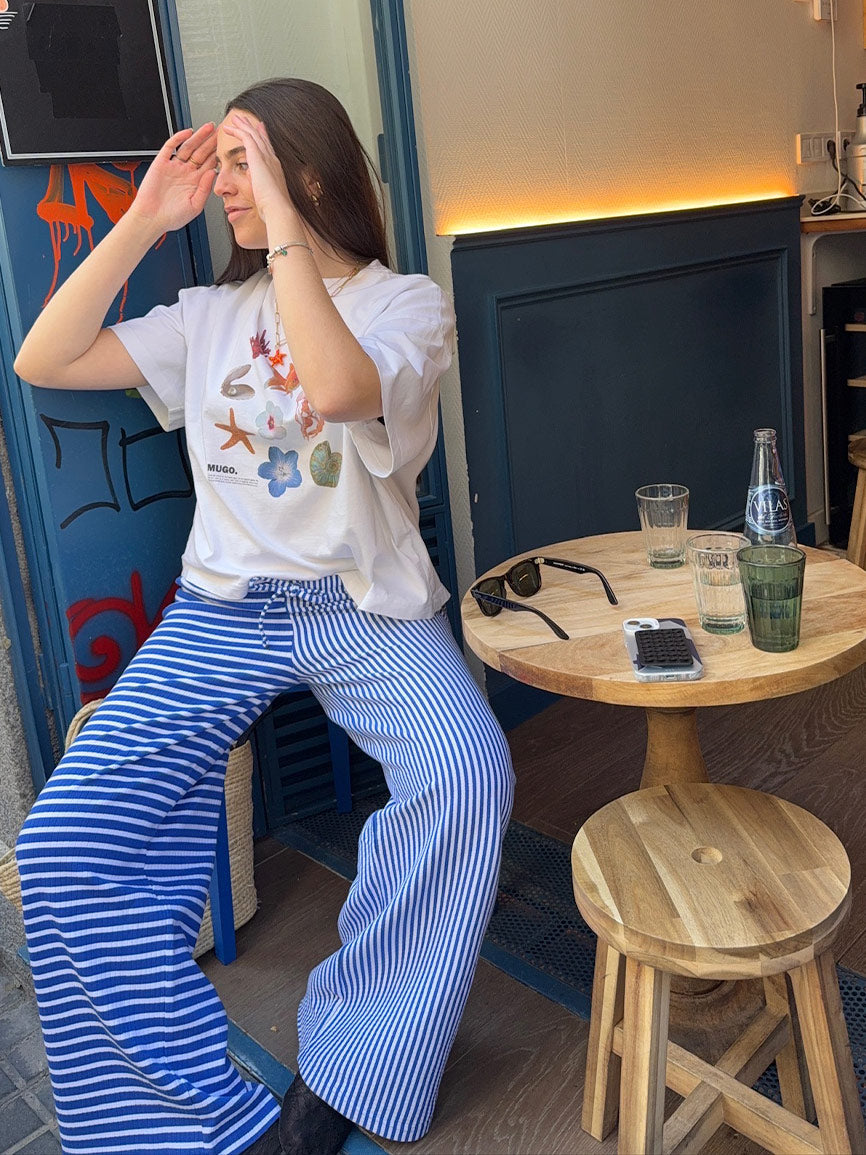 KLEIN STRIPED PANTS