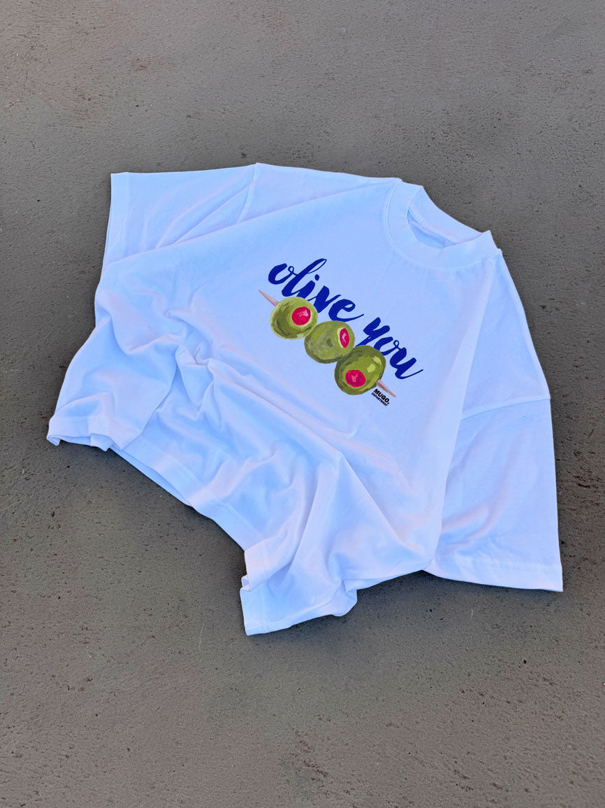 OLIVE YOU ORGANIC TEE