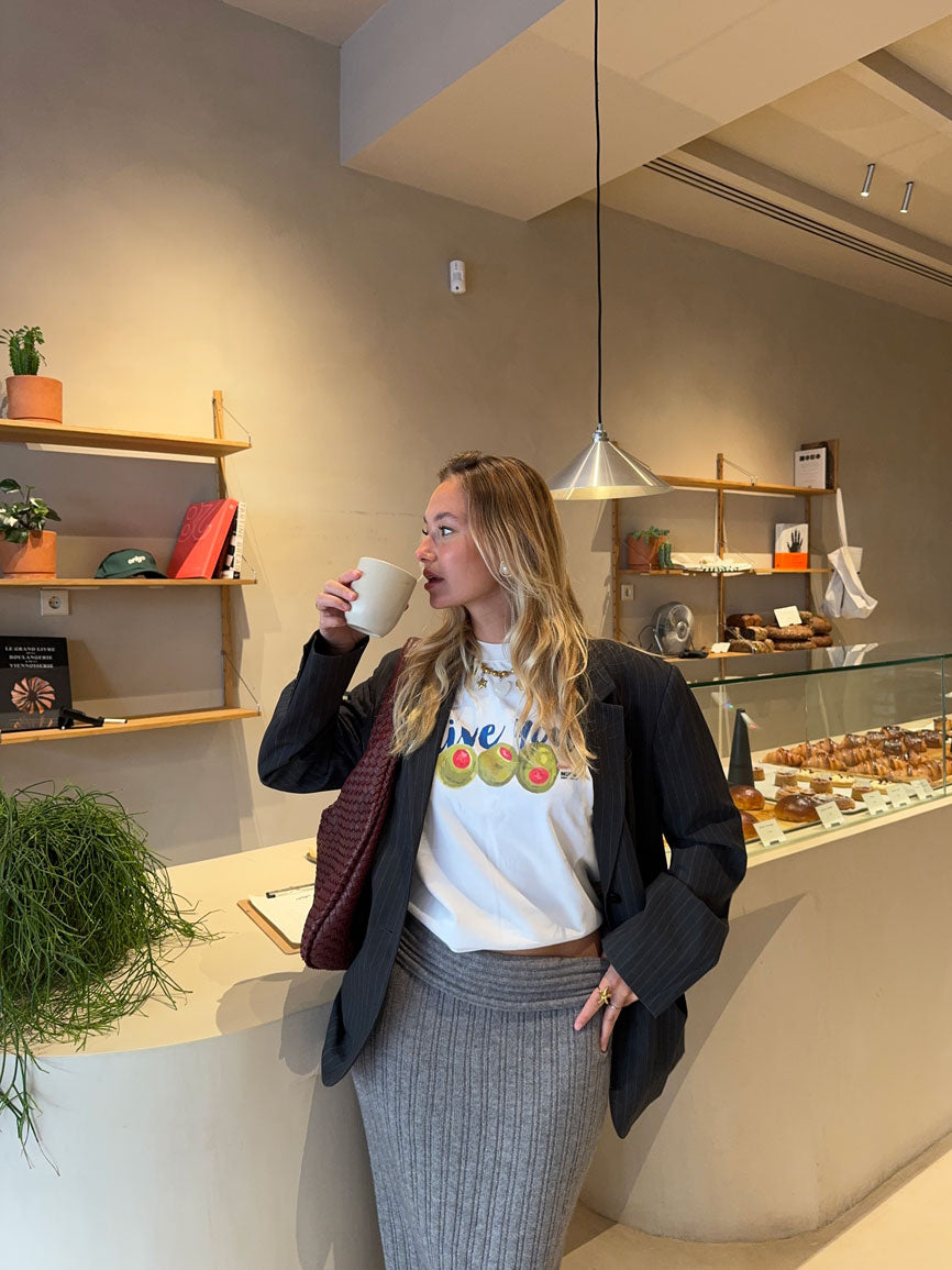 OLIVE YOU ORGANIC TEE