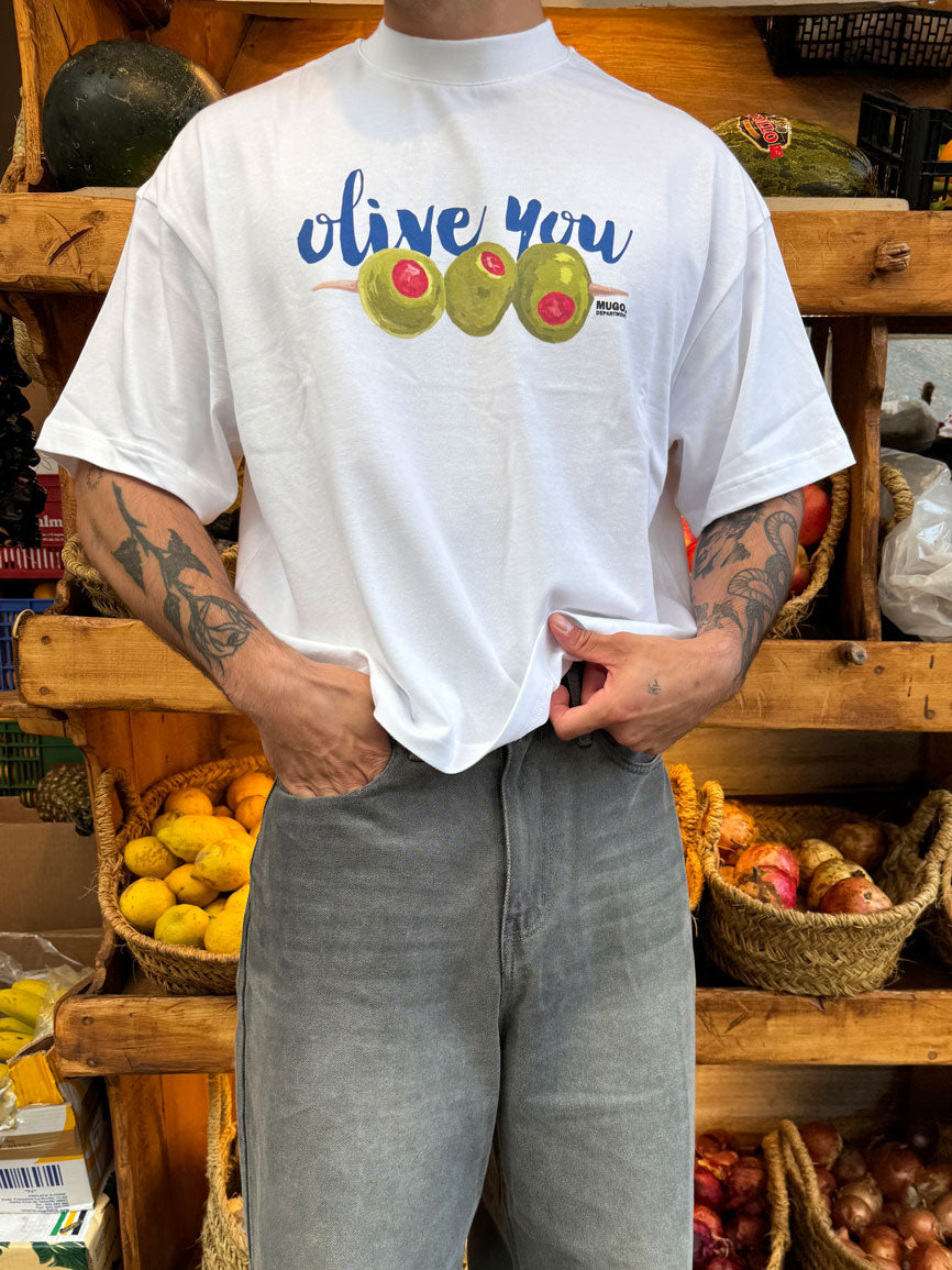 OLIVE YOU ORGANIC TEE
