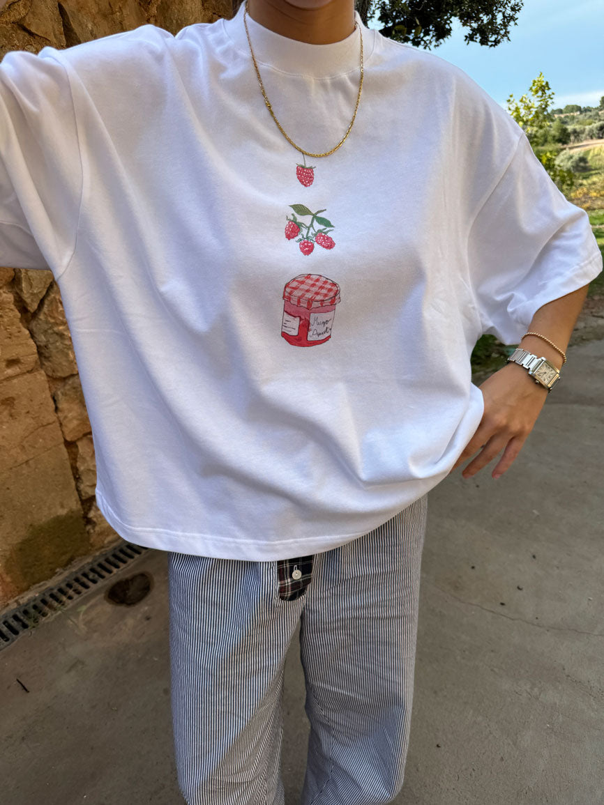 RASPBERRY ORGANIC TEE