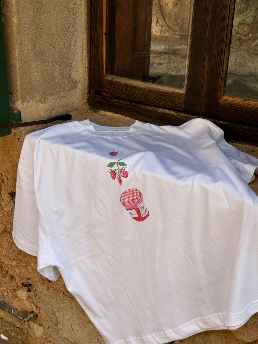 RASPBERRY ORGANIC TEE