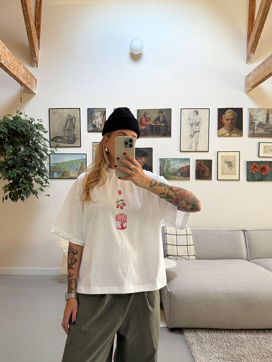 RASPBERRY ORGANIC TEE