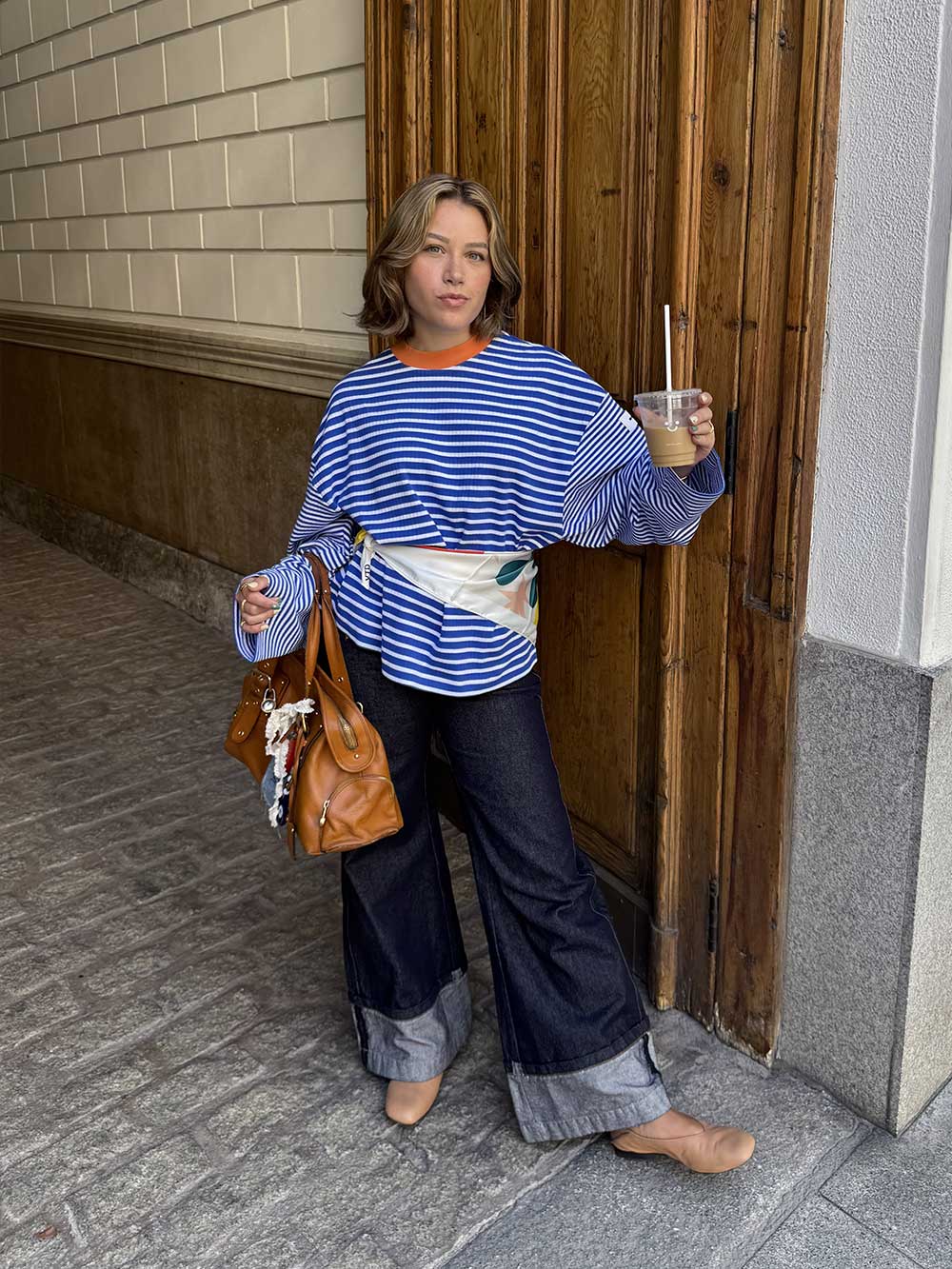 BLUE STRIPED PULLOVER