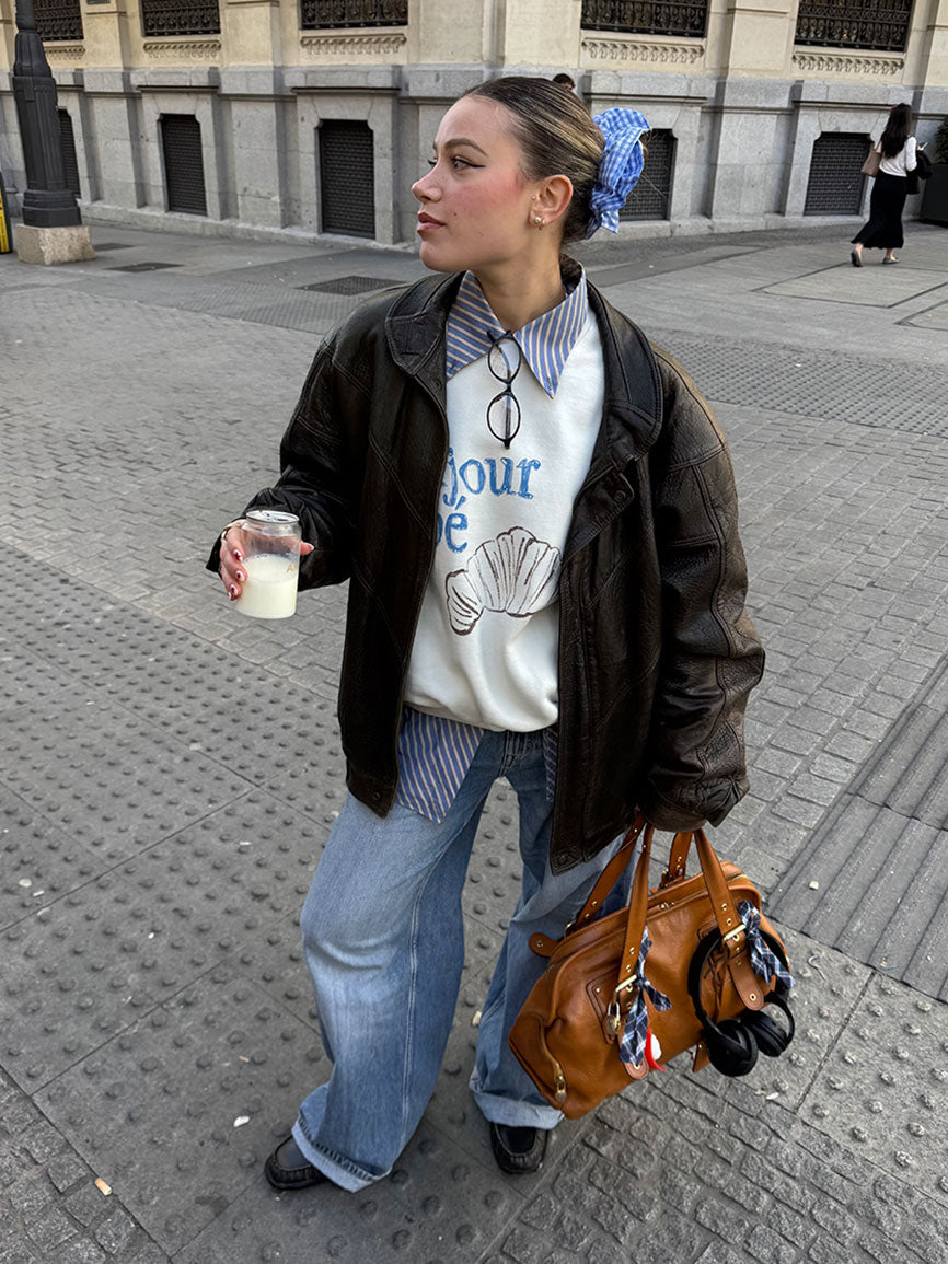 BONJOUR CREWNECK