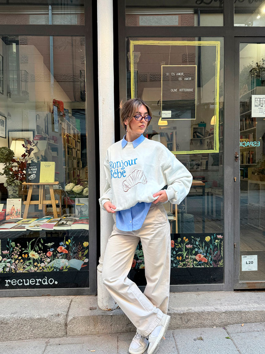 BONJOUR CREWNECK