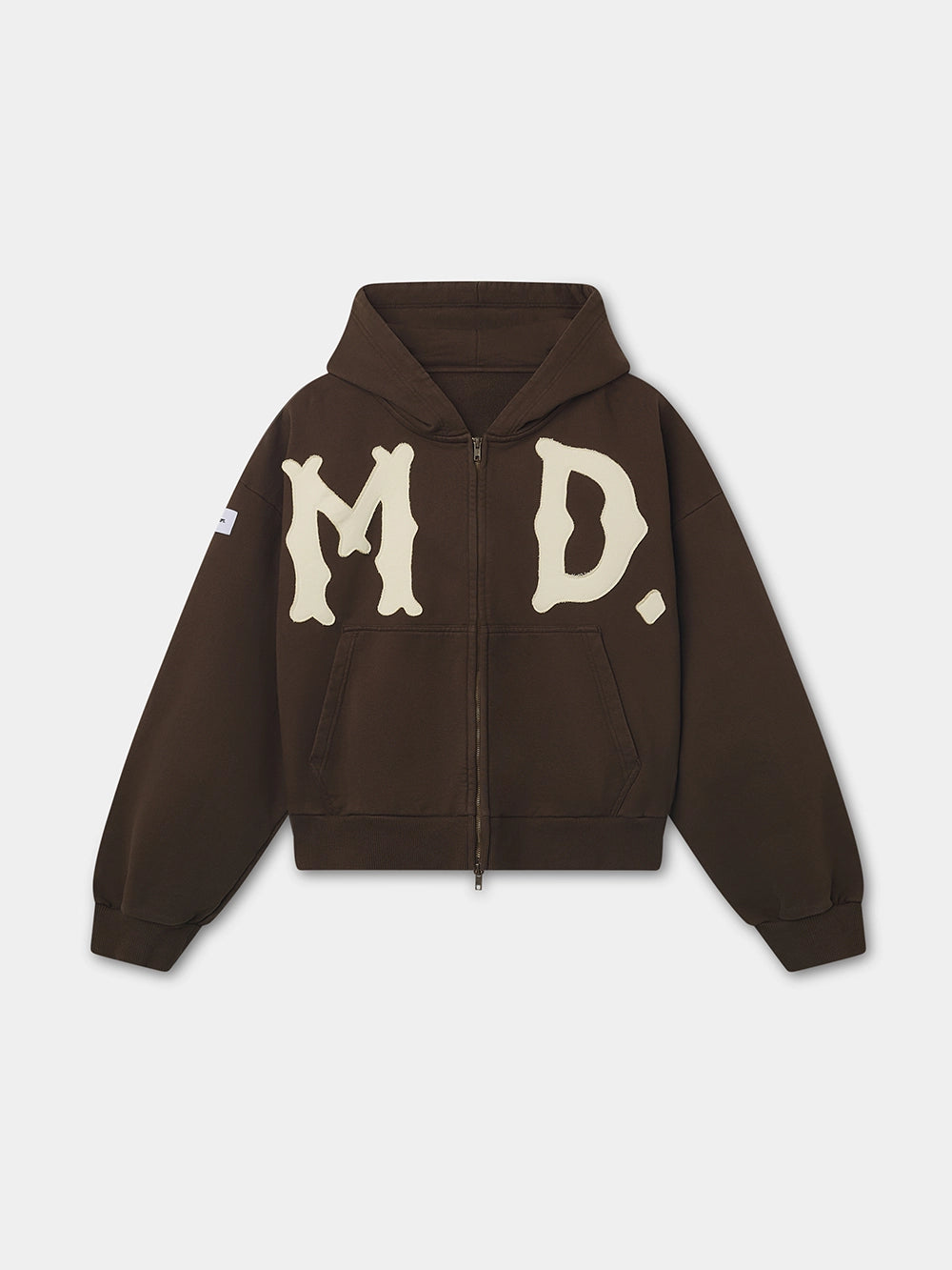 CIRCUS BROWN ZIP HOODIE