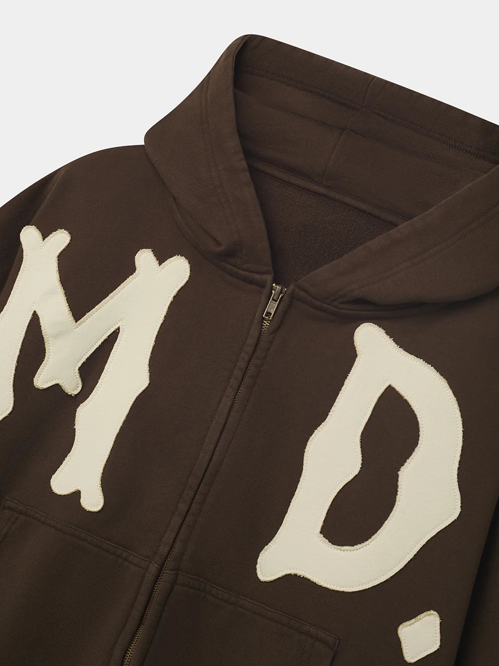 CIRCUS BROWN ZIP HOODIE