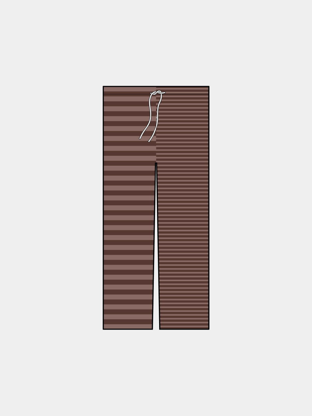 CHOCOLATE STRIPED PANTS