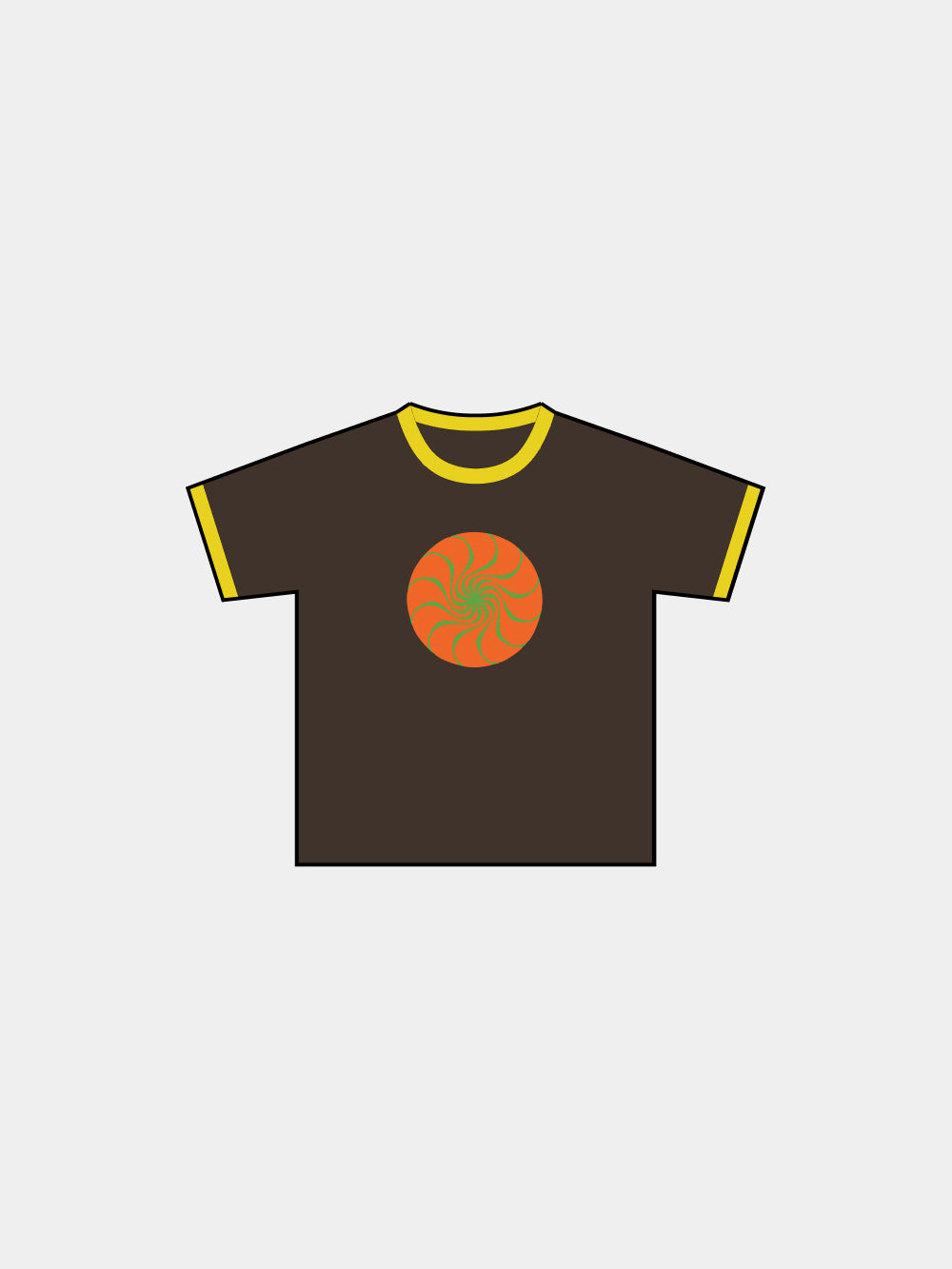 ORANGE SUN RIB TEE