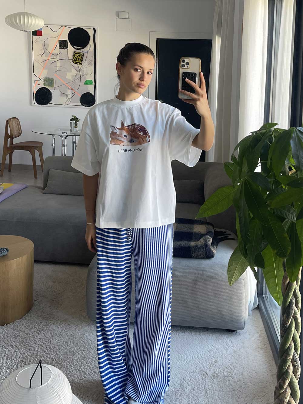 KLEIN STRIPED PANTS