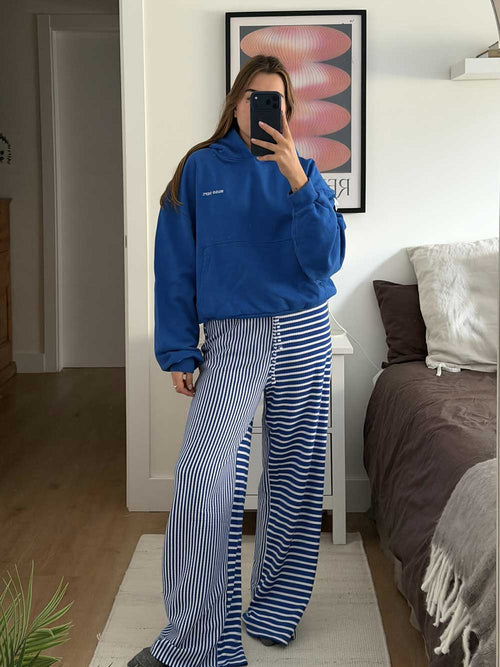 BLUE STRIPED PANTS