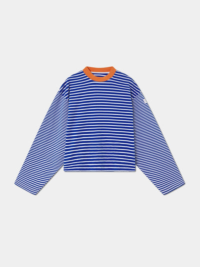 BLUE STRIPED PULLOVER