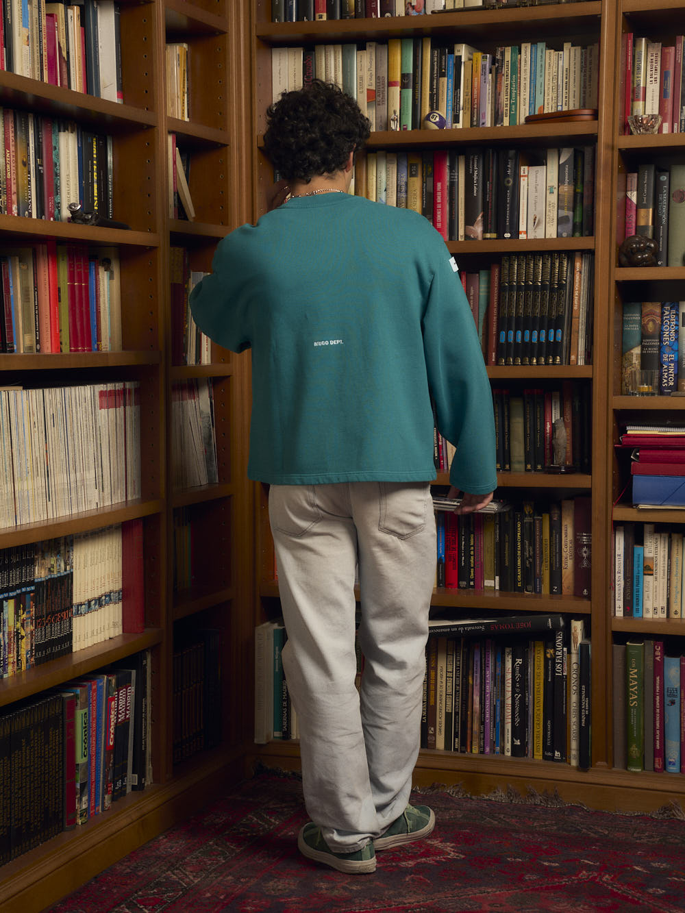 LUCKY MINDSET GREEN CREWNECK