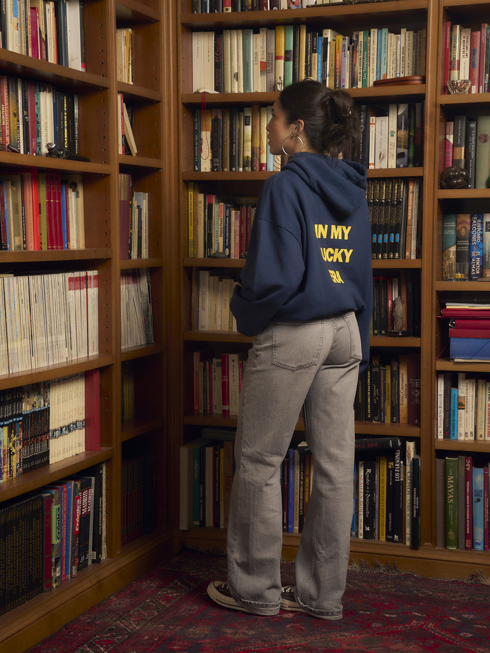 LUCKY ERA NAVY HOODIE