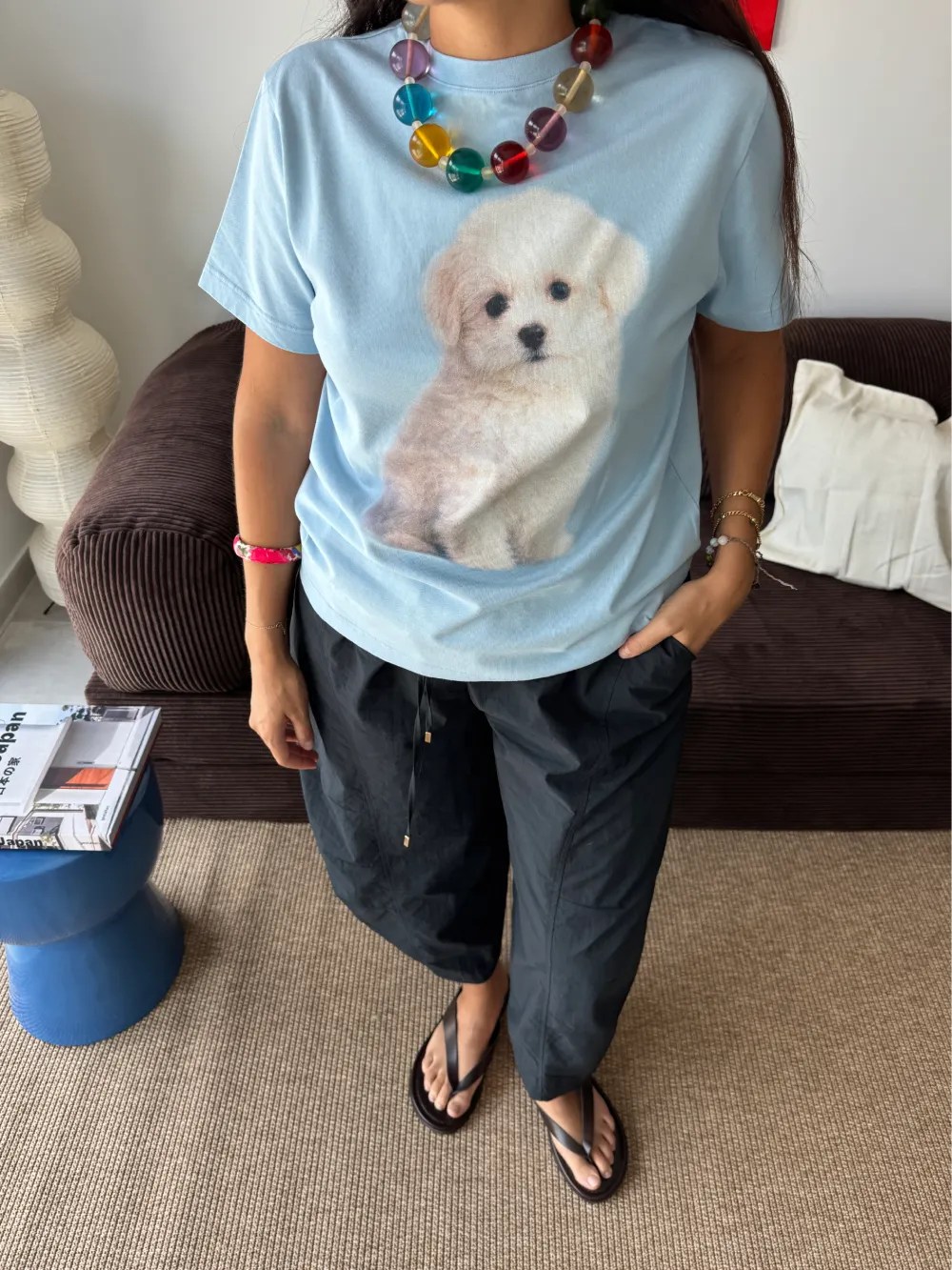 PUPPY BLUE REGULAR TEE