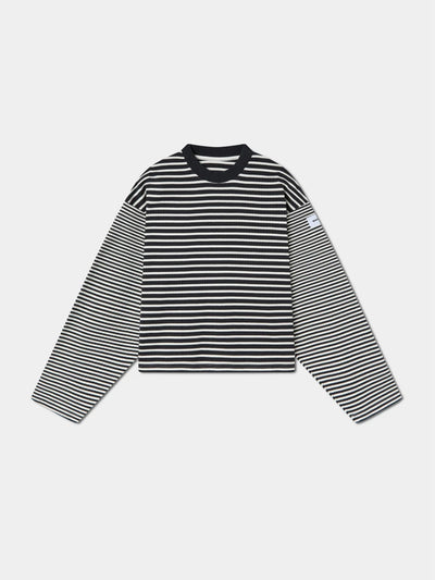 ZEBRA STRIPED PULLOVER