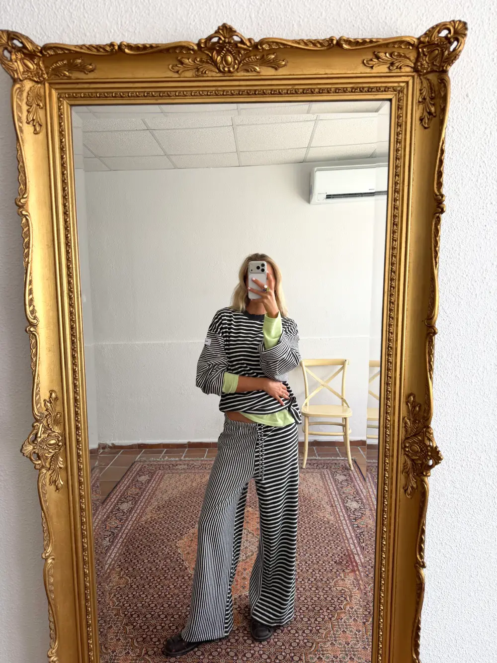 ZEBRA STRIPED PANTS