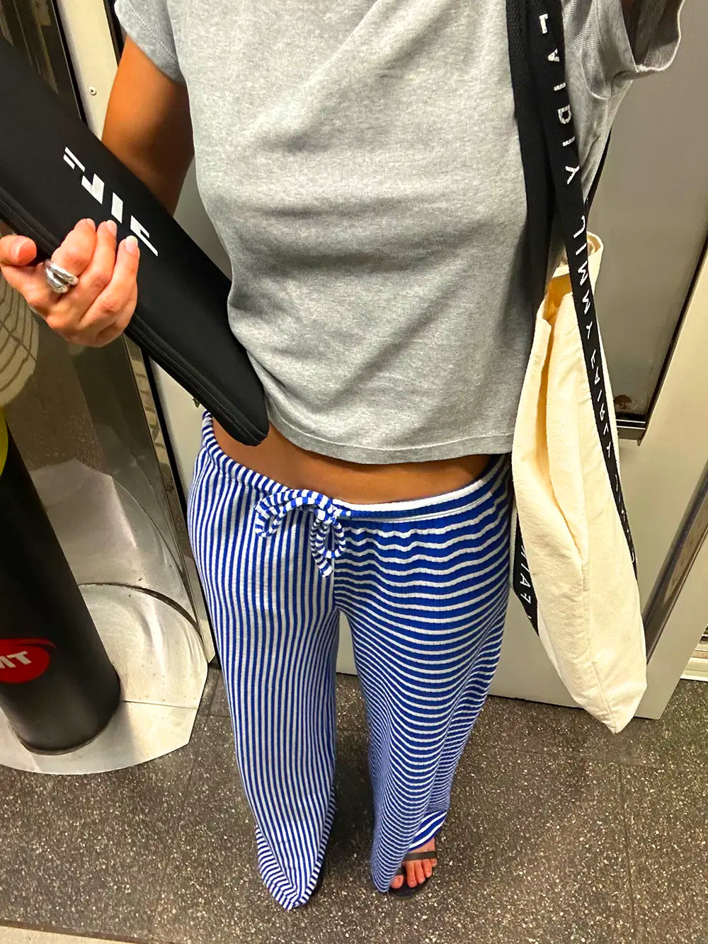 KLEIN STRIPED PANTS