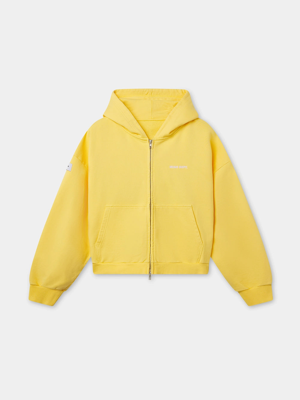 YES YELLOW ZIP HOODIE